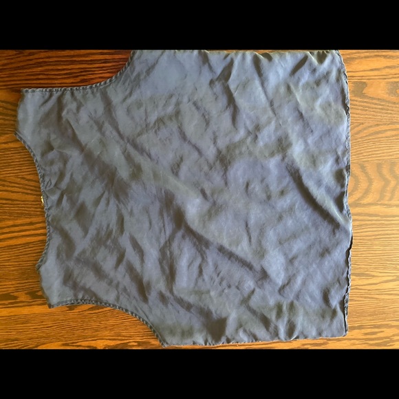 100% silk vintage tank top pajama top - Picture 3 of 3
